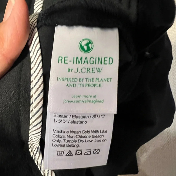 J crew size 6‎ Tall Hayden Black Re-Imagined pants - Picture 13 of 16